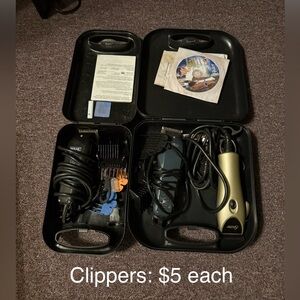 Wahl Black and Gold Pet Clippers Set